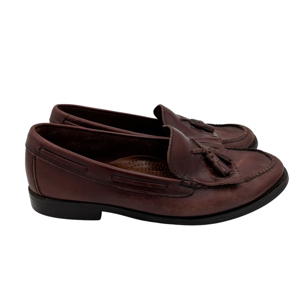 G.H. Bass & Co. Other - G.H. Bass Weejuns Marietta II Burgundy Leather Tassel‎ Kiltie Loafers Mens 10 W